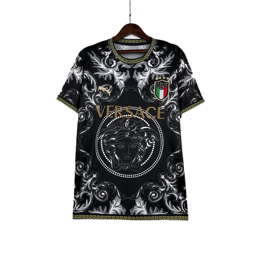 Italy "Black Versace" Special Jersey 2024/25