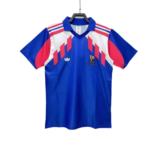 Retro France Home World Cup Jersey 1990