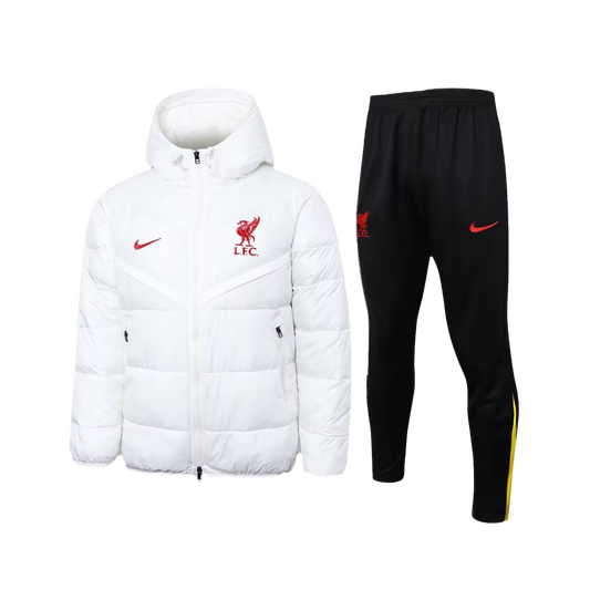 Liverpool "White" Zip Up Tracksuit 2024/25