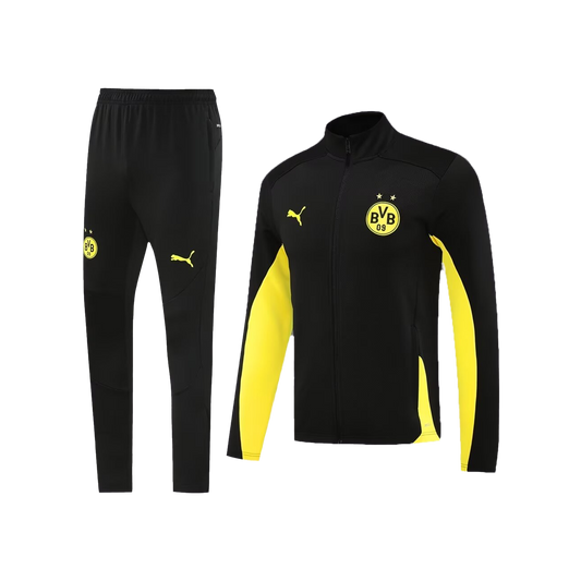 Dortmund "Black & Yellow" Zip Up Tracksuit 2024/25