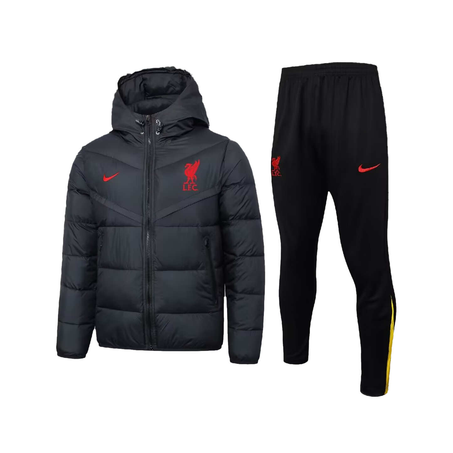 Liverpool "Black" Zip Up Tracksuit 2024/25