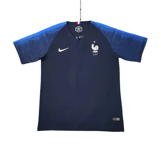 Retro France Home World Cup Jersey 2018