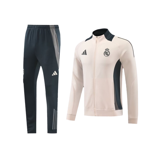 Real Madrid "Cream" Zip Up Tracksuit 2024/25