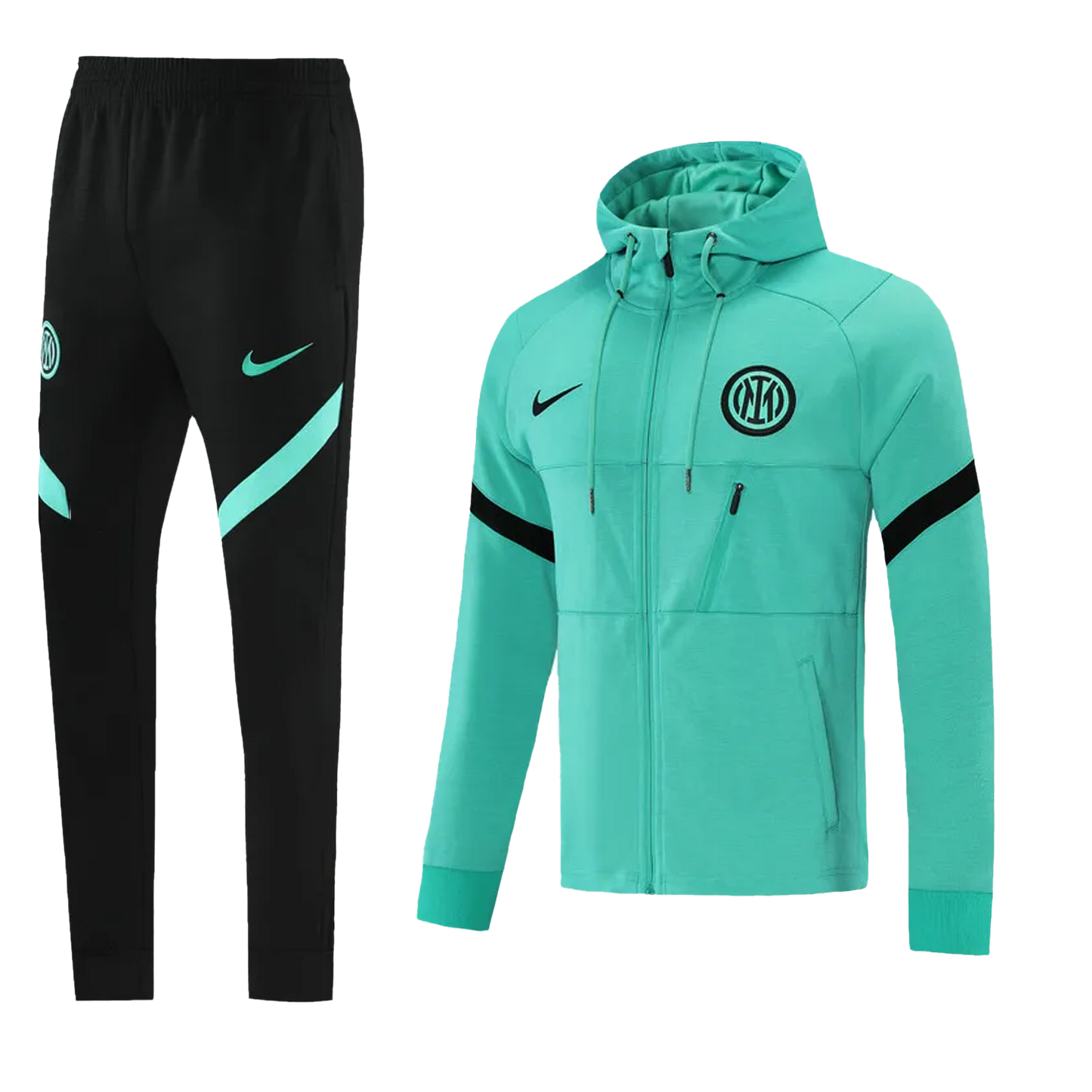 Inter Milan "Turquoise" Hooded Tracksuit 2021/22
