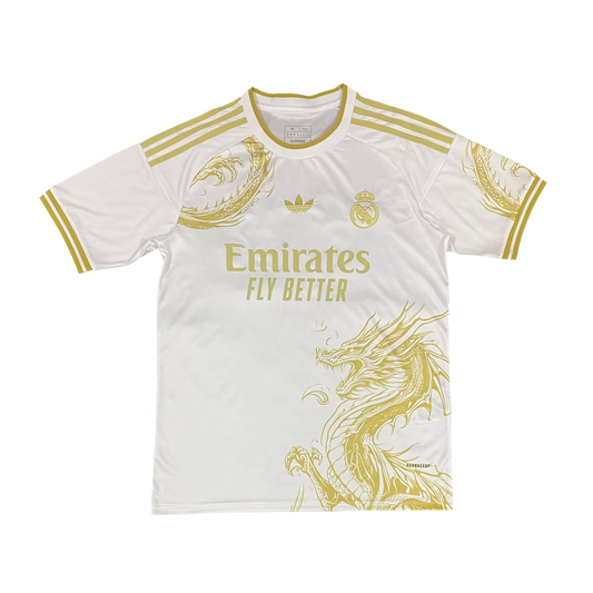 Real Madrid "White & Gold Dragon" Special Jersey 2024/25