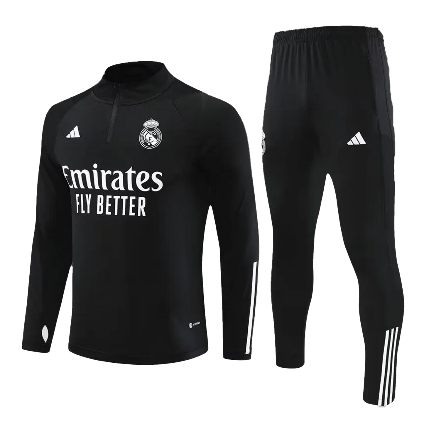 Real Madrid "Black" Tracksuit 2023/24
