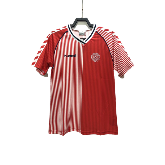 Retro Denmark Home World Cup Jersey 1986