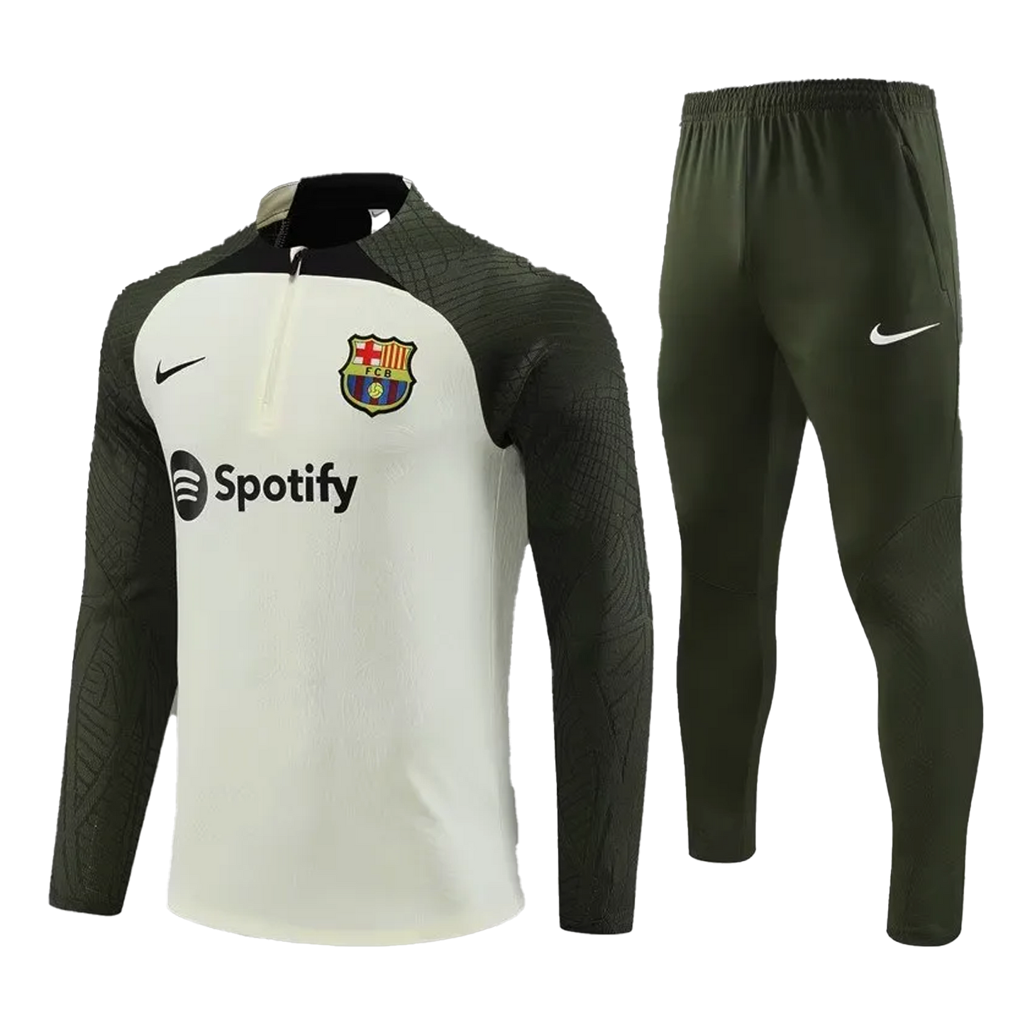 Barcelona "Green & Cream" Tracksuit 2023/24