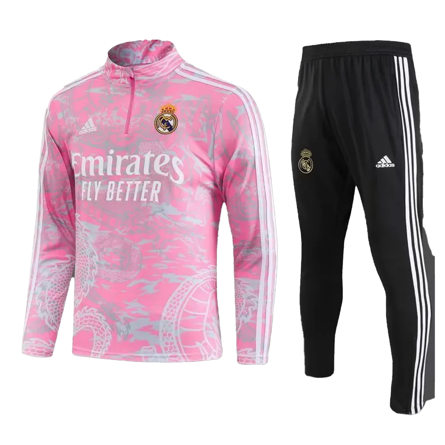 Real Madrid "Pink Dragon" Tracksuit 2024/25