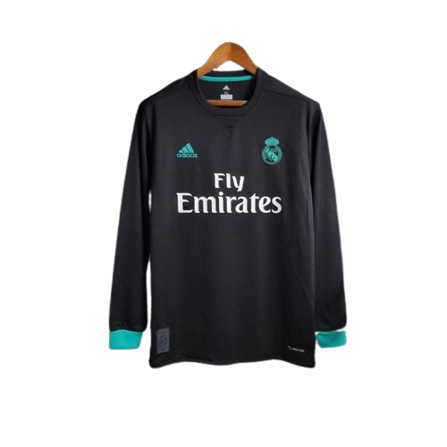 Retro Real Madrid Away Long Sleeve Jersey 2017/18