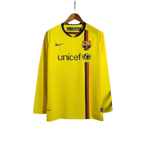 Retro Barcelona Home Long Sleeve Jersey 2008/09