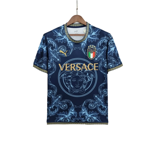 Italy "Blue Versace" Special Jersey 2024/25